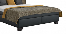 Prikrývka Alfa gold / Loft black