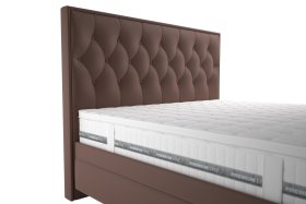 Dvojlôžko Kerstin v rozmere 180x200 cm, v poťahu Riviera 26, detail čela