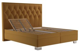 Dvojlôžko Kerstin v rozmere 180x200 cm, v poťahu Riviera 41, polohovanie hlavy